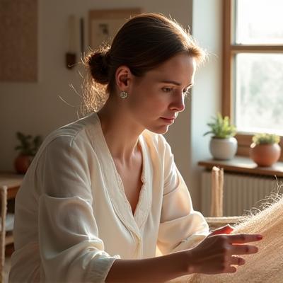 Portrett av kunstner Lina Berg